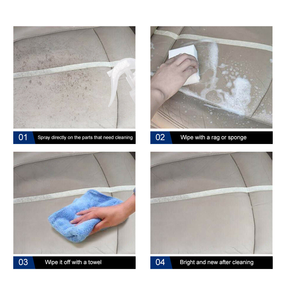 Car Upholstery Foam Cleaner — Seat, Leather & Interior Deep Cleaning Spray