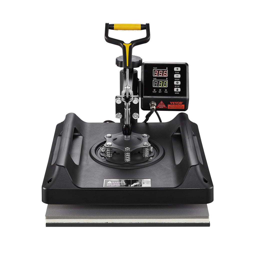 Heat Press Machine Sublimation Machine 15 X 15 Inch 8 In 1 Heat Press Set Black