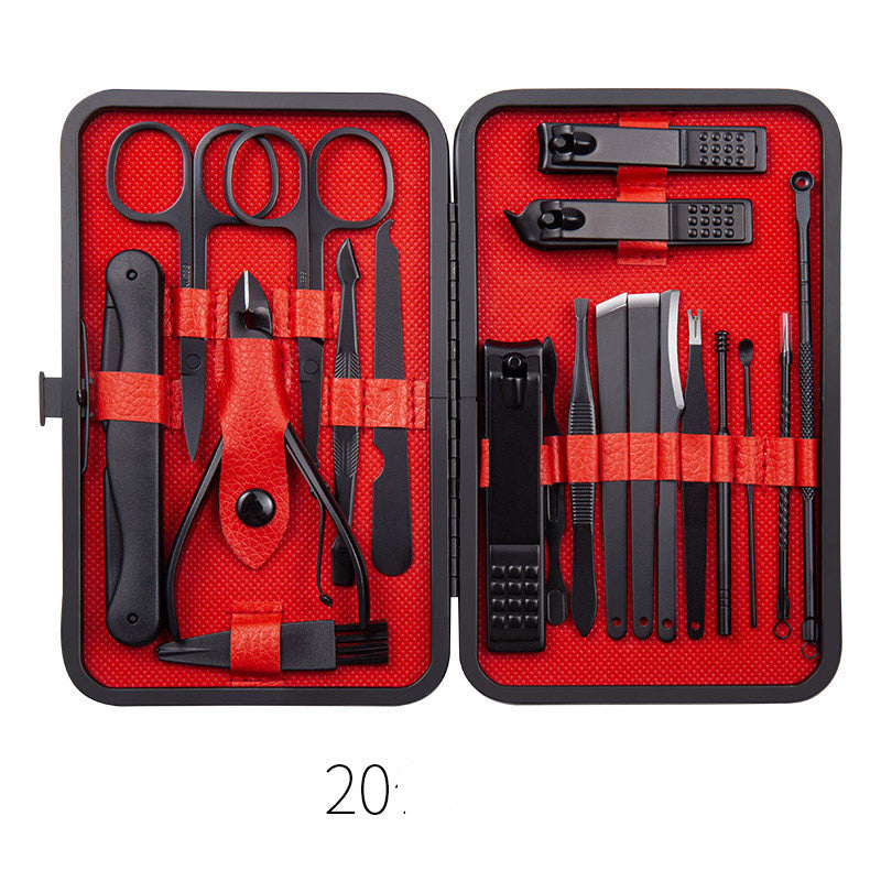 Professional Nail Care Set — Scissors, Clippers, Cuticle Pliers & Pedicure Tools