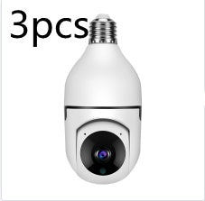 Cámara de Seguridad WiFi 1080P — Bombilla E27 con Zoom 4X y Visión Nocturna