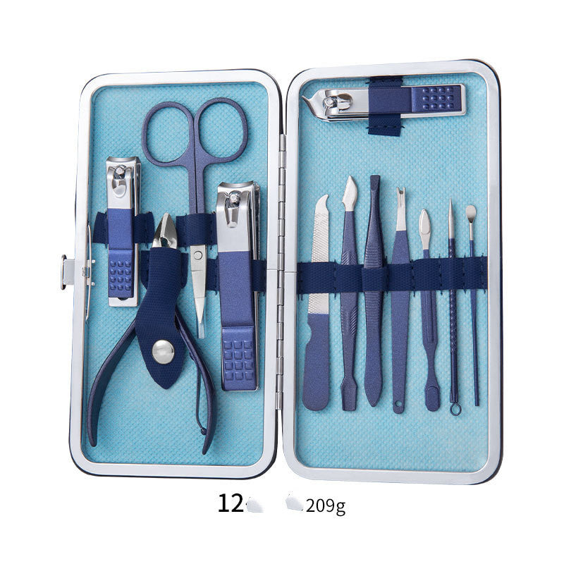 Professional Nail Care Set — Scissors, Clippers, Cuticle Pliers & Pedicure Tools