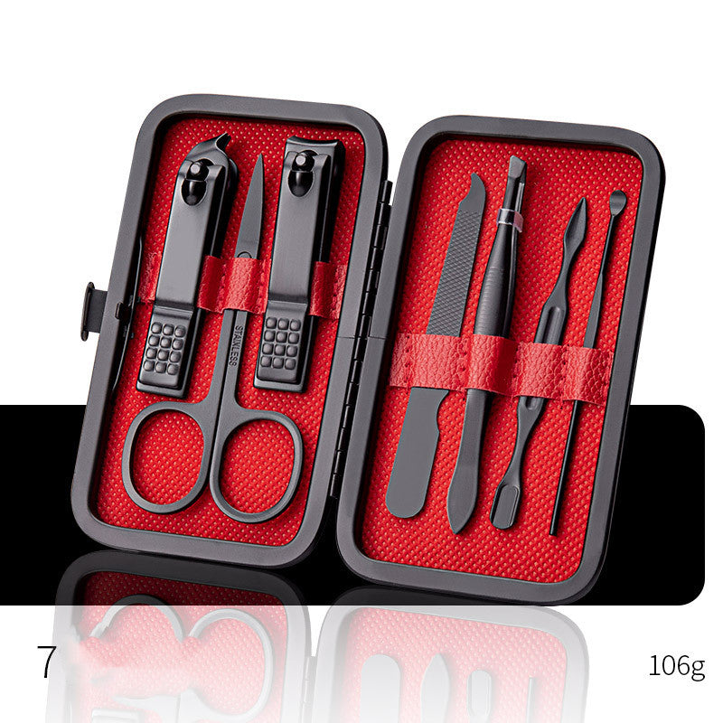Professional Nail Care Set — Scissors, Clippers, Cuticle Pliers & Pedicure Tools