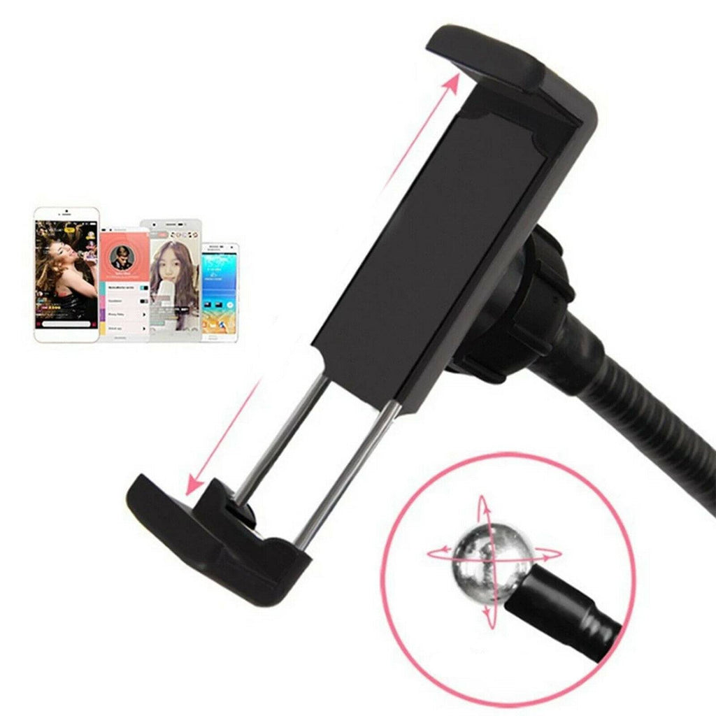 Ring Light Tripod Stand for Phone Selfie — Dimmable LED Makeup & Live Stream Lamp